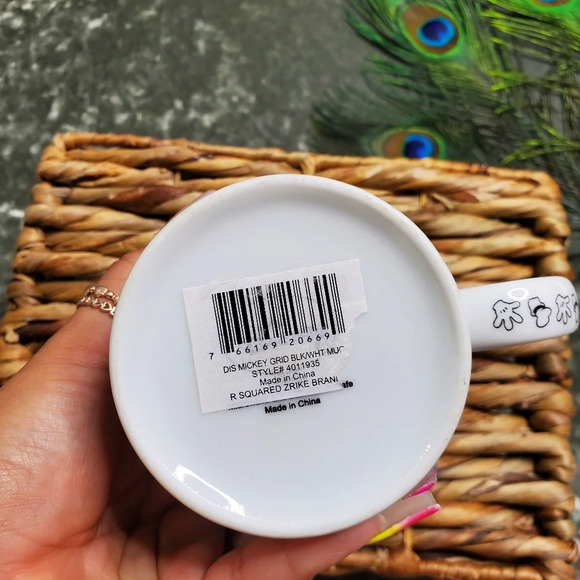 Disney Mickey Mouse Black & White Mug - Picture 4 of 5